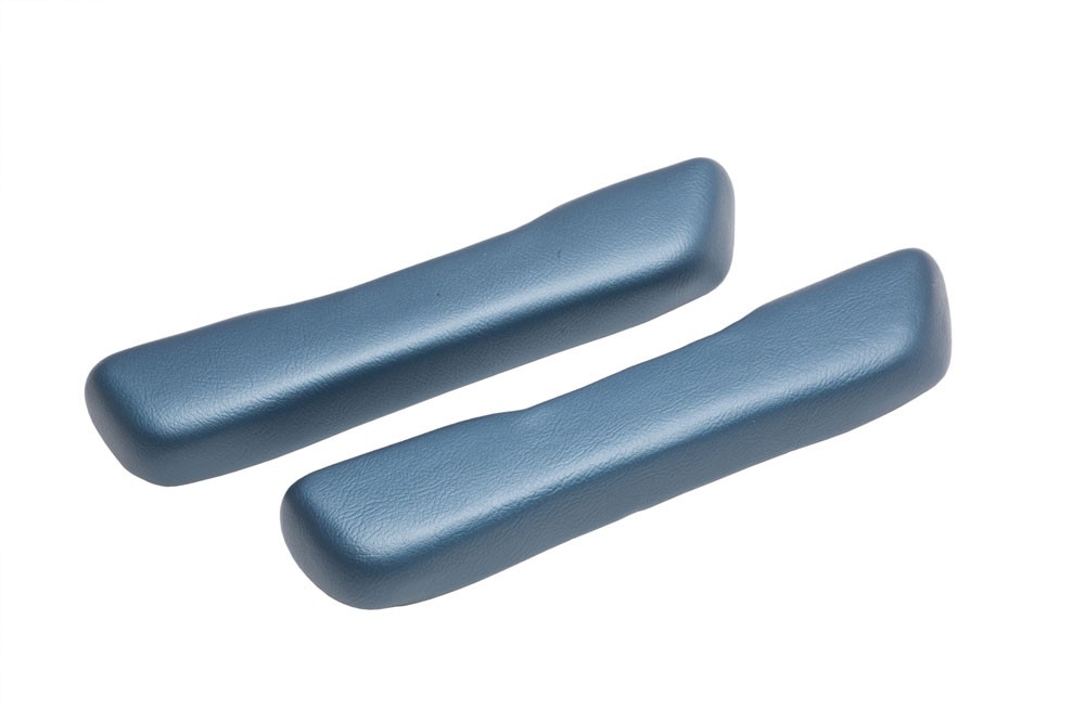 Arm Rest Pads Medium Blue 68 A&F Front
