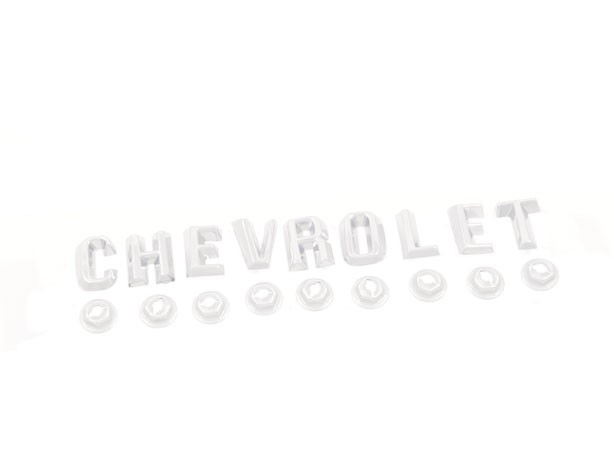 1960-1961 Chevrolet Hood Letters