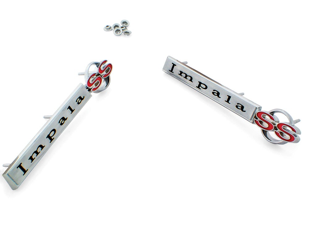 1967 'impala Ss' Front Fender Emblem