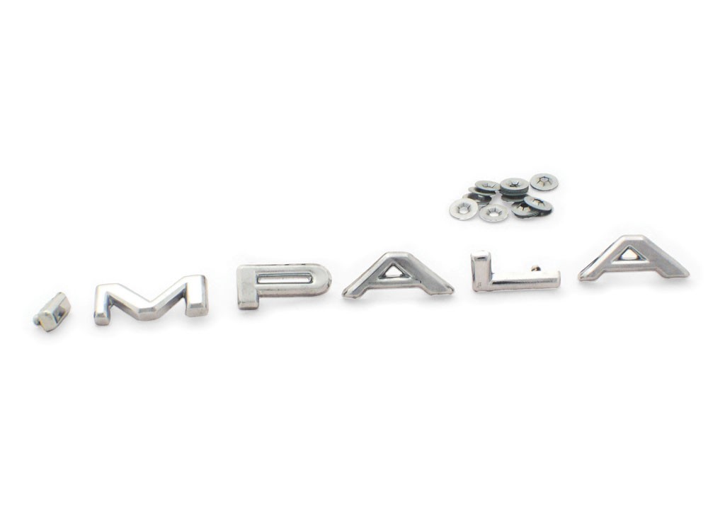 1963 'impala' Quarter Panel Letters