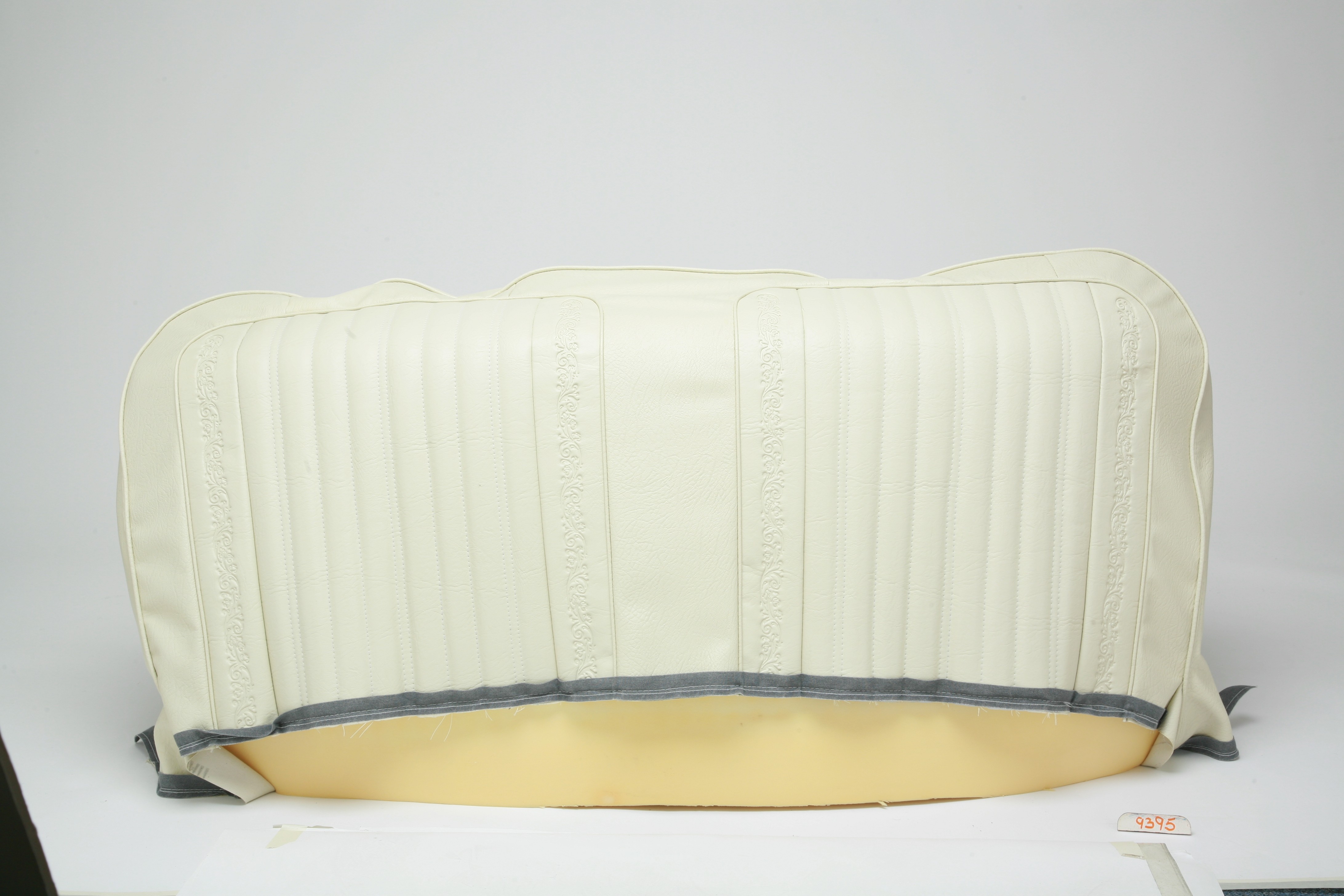 Rear Seat Cover White 1971-1972 Suburban-VINYL